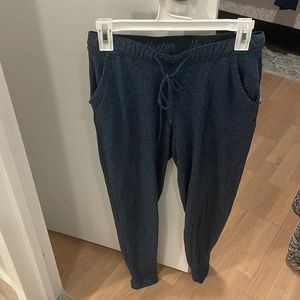 Hollister lounge jogger pants size small navy blue